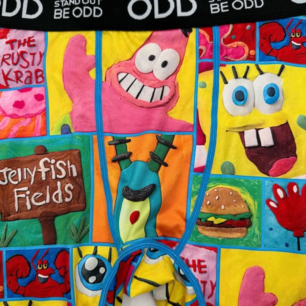 Odd Sox SpongeBob SquarePants Boxer Briefs Mens Size Large Underwear Nickelodeon
